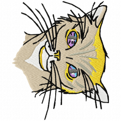 Cats Embroidery Design 1 Cats Embroidery Design 1